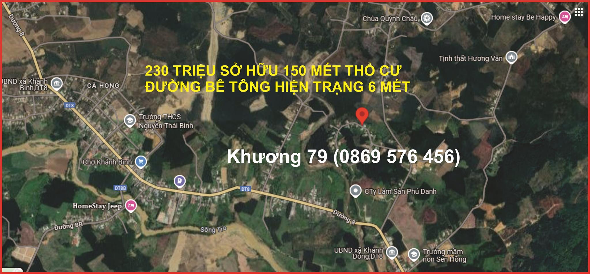 CHỈ 230 TRIỆU CÓ NGAY 150 MÉT ĐẤT Ở TẠI TỈNH KHÁNH HOÀ - Ảnh 1